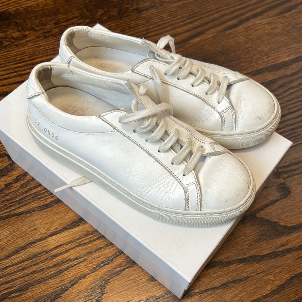 Common projects white sneakers